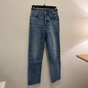 Denim Forum The Arlo Hi-Rise Straight Jean
